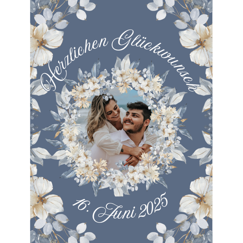 Blumenkranzfoto üppig