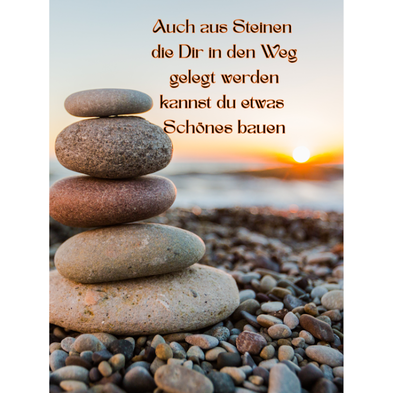 Auch aus Steinen